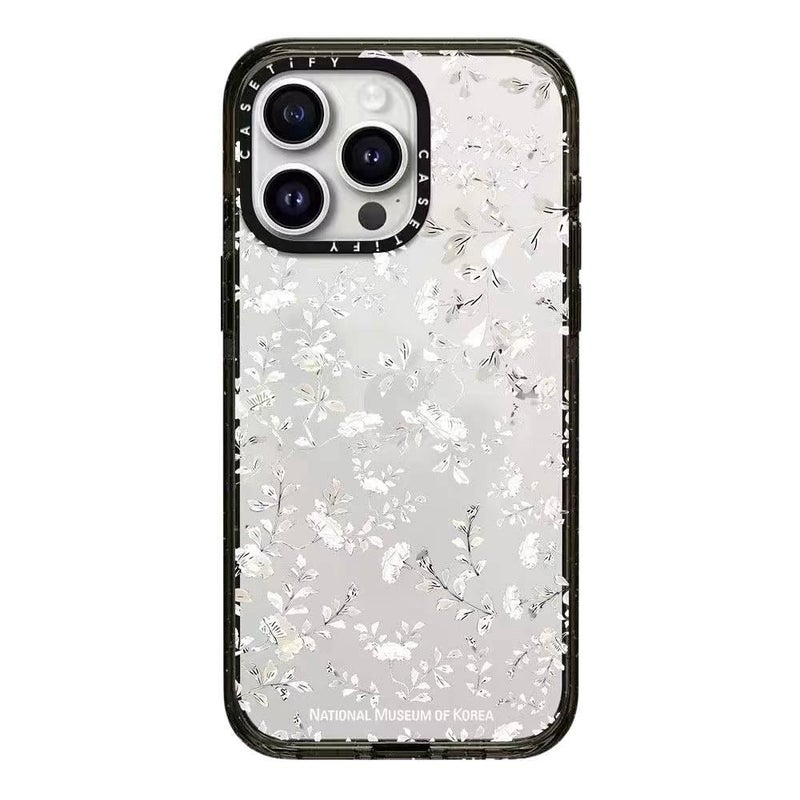 Protective Case | Shockproof Cover for iPhone 16 / 16 Plus / 16 Pro / 16 Pro Max | Mirror Surface | White | Acrylic - Image 1