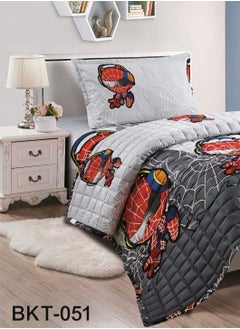 Moon 3 Piece Summer Childrens Quilt Set Microfiber 210x160 cm  - Image 2