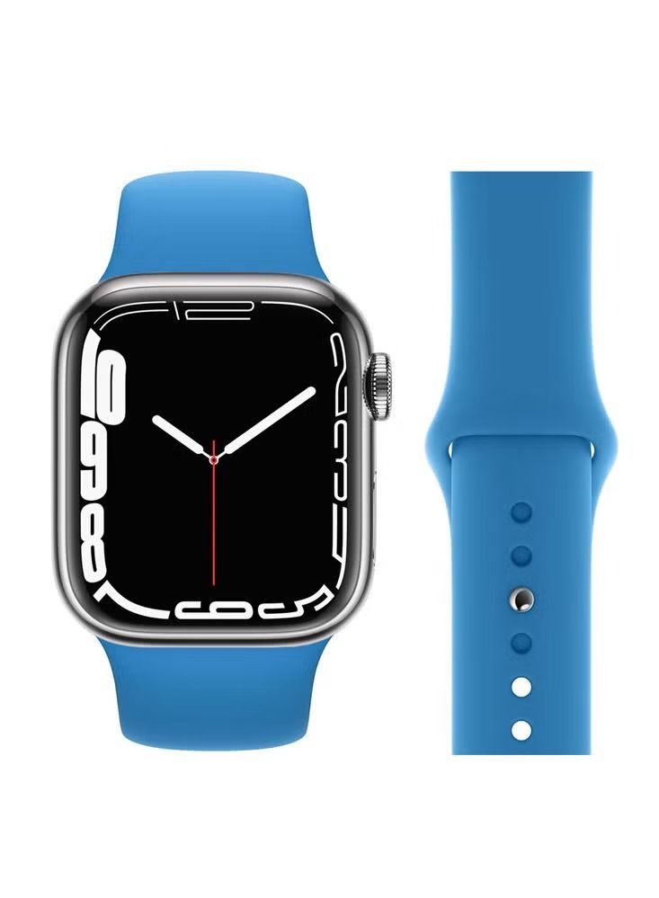 Zaboon Solid Silicone Replacement Band for Apple Watch 45/44/42mm Series 7/6/5/4/SE - Image 1