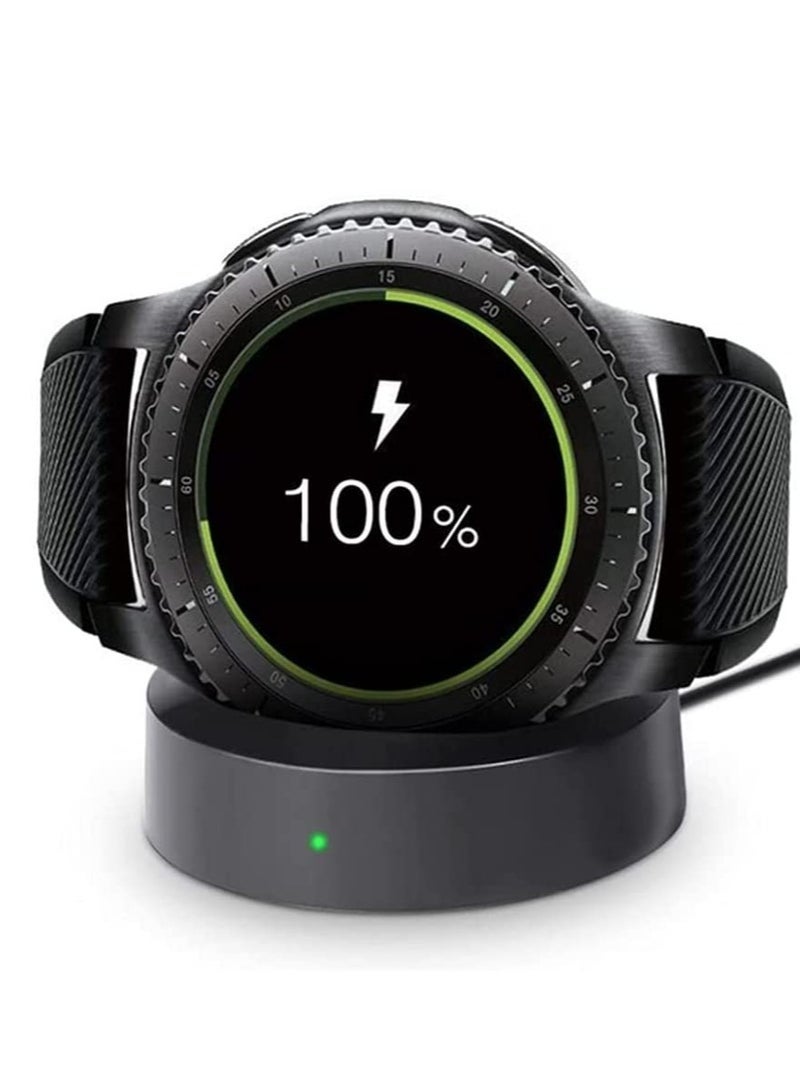 Gravity Wireless Charging Dock Cradle Charger compatible with Samsung Gear S3 Classic Frontier Smart Watch Charging Dock Watch - Image 2