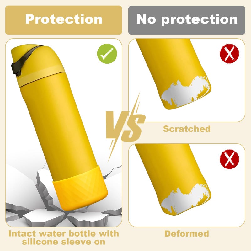 Beonsky Silicone Boot for Owala Water Bottle 24 oz, Anti-Slip Protective Sleeve for FreeSip/Twist/Flip Stainless Steel Water Bottles Accessories - Image 3