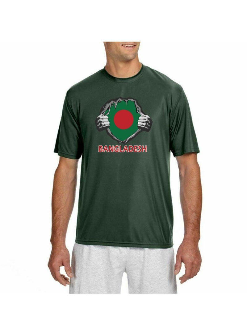 Bangladesh Unisex Sports Jersey Dry-Fit T-shirt For Adults-Perfect For Bangladesh Cricket Fans - Image 1