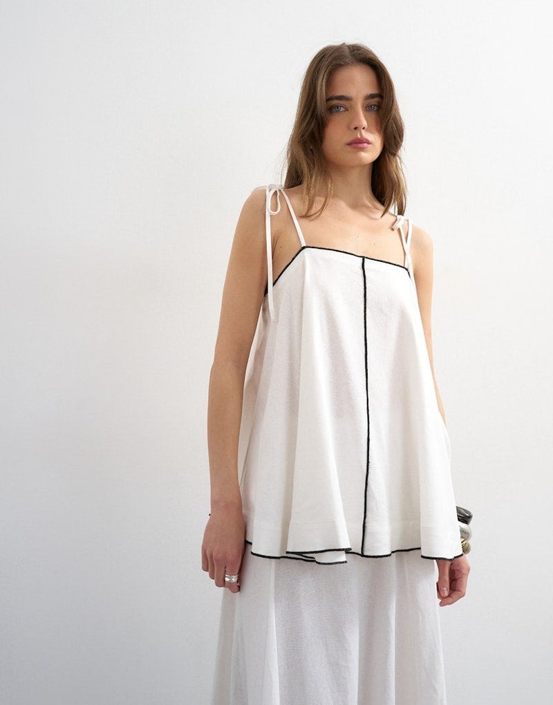 TOPSHOP Closed Neckline Top - Image 1