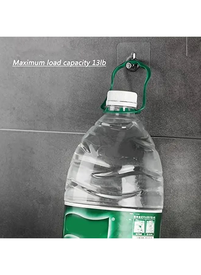 10pcs Self Adhesive Wall Hooks 13lb Capacity No Nails Required Picture Hanging - Image 5