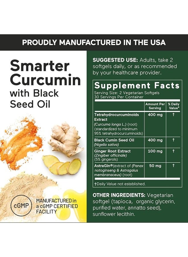 SMARTERNUTRITION Turmeric Curcumin Potency and Absorption in a SoftGel(60 Count) ,Anti-Inflammatory Support and Joint Health & Mobility - Image 3