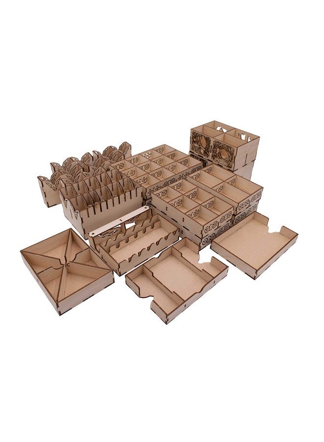 The Broken Token The Broken Token Untold Journeys Box Organizer for The Lord of The Rings: Journeys in Middle-Earth - Wood Storage Box with Multiple Trays - Wooden Game Organizer - Image 2