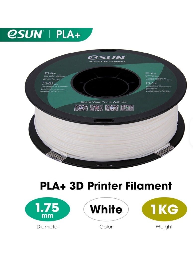 إي صن خيوط طابعة ثلاثية الأبعاد ESUN PLA+ بقطر 1.75 ملم ووزن 1 كجم، متانة وصلابة عالية - Image 2