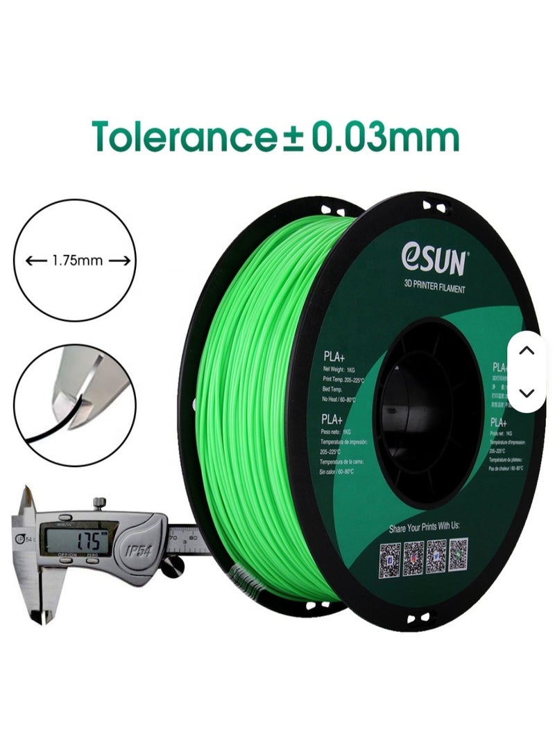 إي صن خيوط طابعة ثلاثية الأبعاد ESUN PLA+ بقطر 1.75 ملم ووزن 1 كجم، متانة وصلابة عالية - Image 4