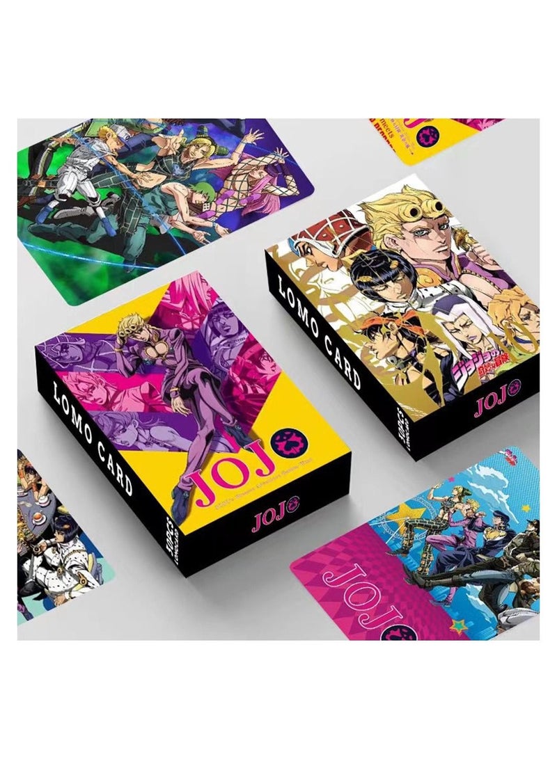Color Fans 30 Pcs JoJo Bizarre Adventure Cute Anime Lomo Card - Image 2