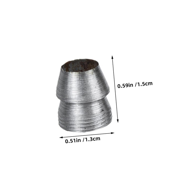 12 قطعة إسفين دائري معدني مطرقة استبدال مقبض فأس تعزيز مقاس 1 50X1 30X1 30 سم - Image 3
