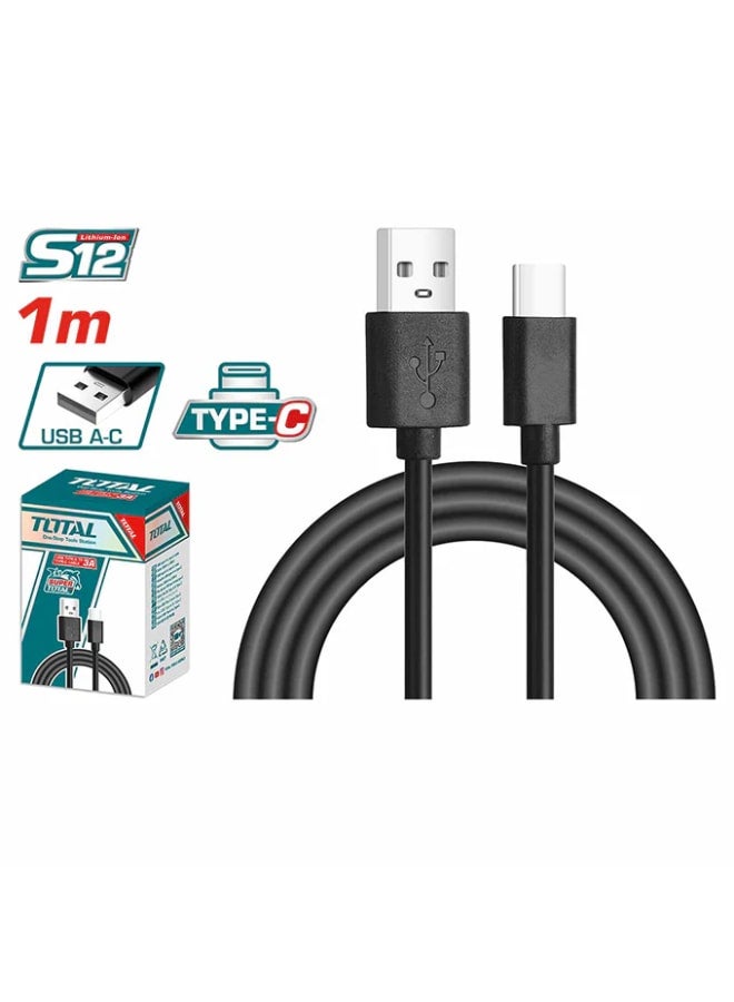 TOTAL TIUCC01 USB Type A to Type C Cable 1m