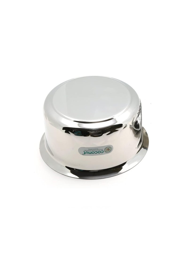 Coconut Coconut Stainless Steel Smart Tope Set/Cookware - Set of 4 Capacity -1000 ml, 1300 ml, 1800 ml, 2300 ml  - Image 3