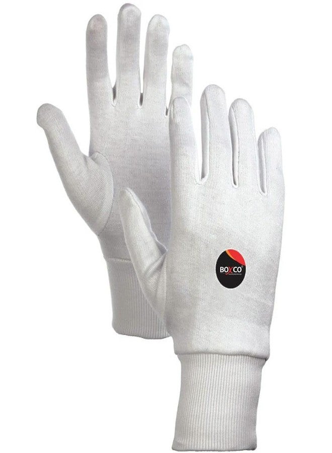 BOXCO Hand Stitched Cricket Leather Ball Red and White Combo, Pack of 6, Free Cotton Inner Gloves (Power Four Part) - Image 5