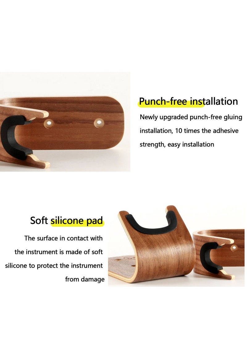 SYOSI Wall Mount Violin or Erhu Hanger Rack - Easy Install Shelf for Violin, Erhu, Instrument Accessories - Secure Hanging Display for Home and Studio Use (Violin, Erhu) - Image 3