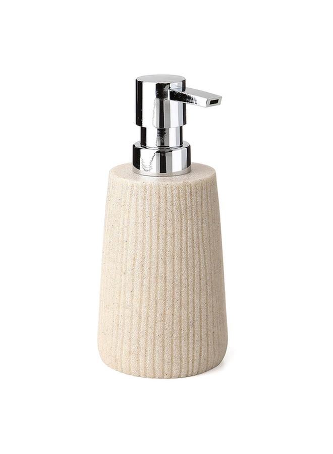 TATAY Saigon Liquid Soap Dispenser Beige And Silver - Image 2