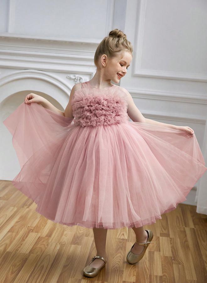 Take Two Ruffled Tulle Party Dress  - Image 5