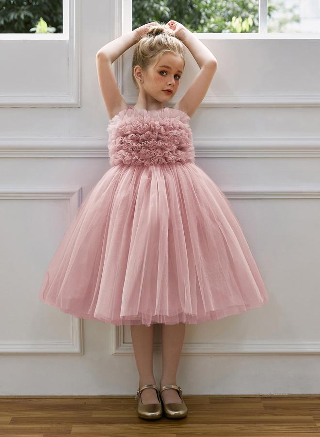 Take Two Ruffled Tulle Party Dress  - Image 2