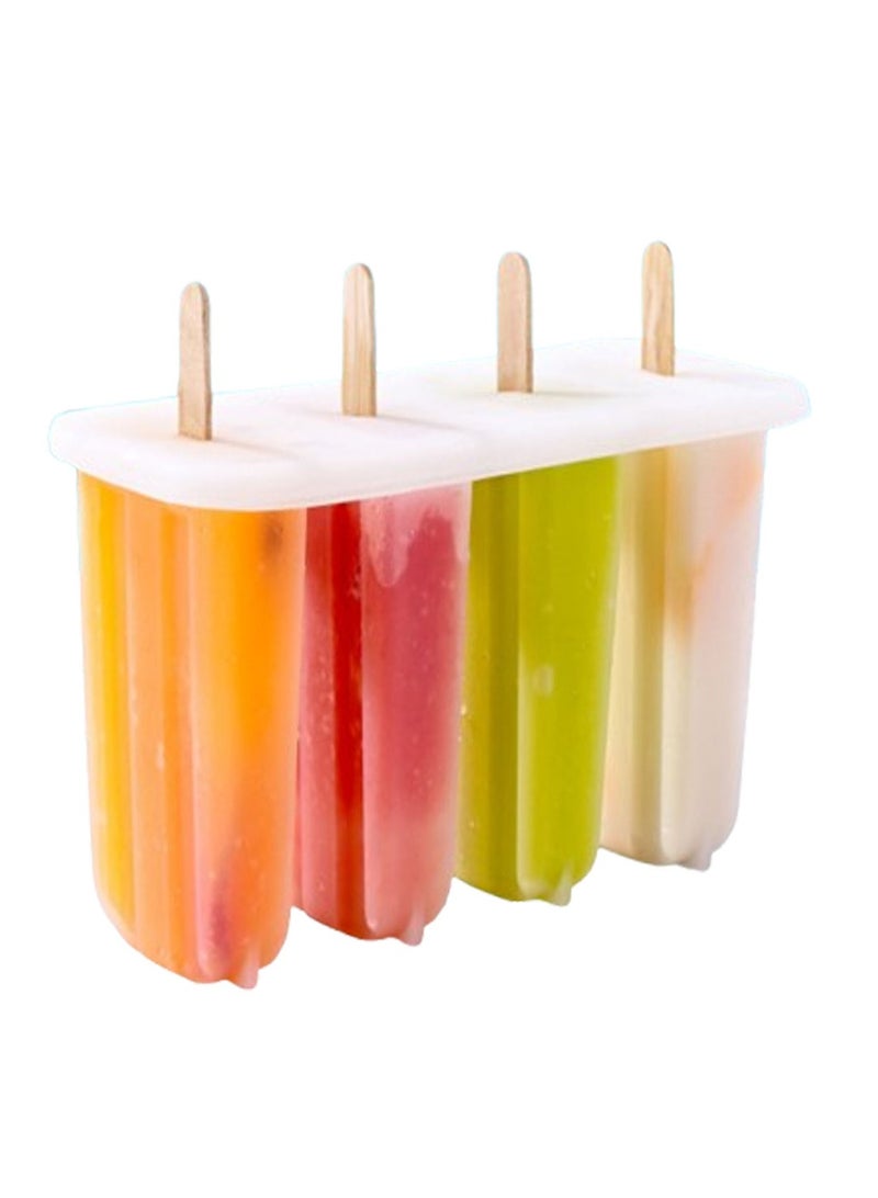 نقوة قوالب ايسكريم مصاصات سيليكون منزلية قابلة لإعادة الاستخدام - Image 1