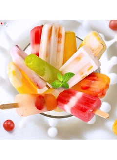 NQOOH Reusable Silicone Popsicle Molds for Homemade Ice Cream  - Image 2