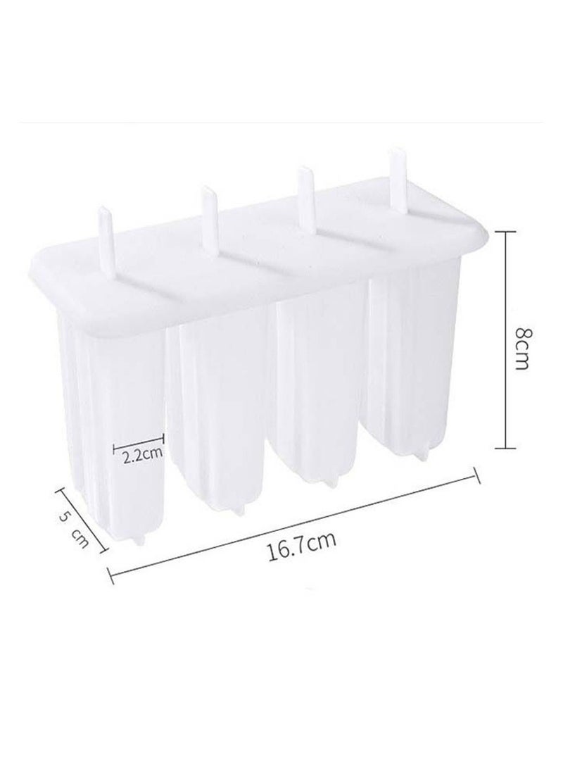 نقوة قوالب ايسكريم مصاصات سيليكون منزلية قابلة لإعادة الاستخدام - Image 3