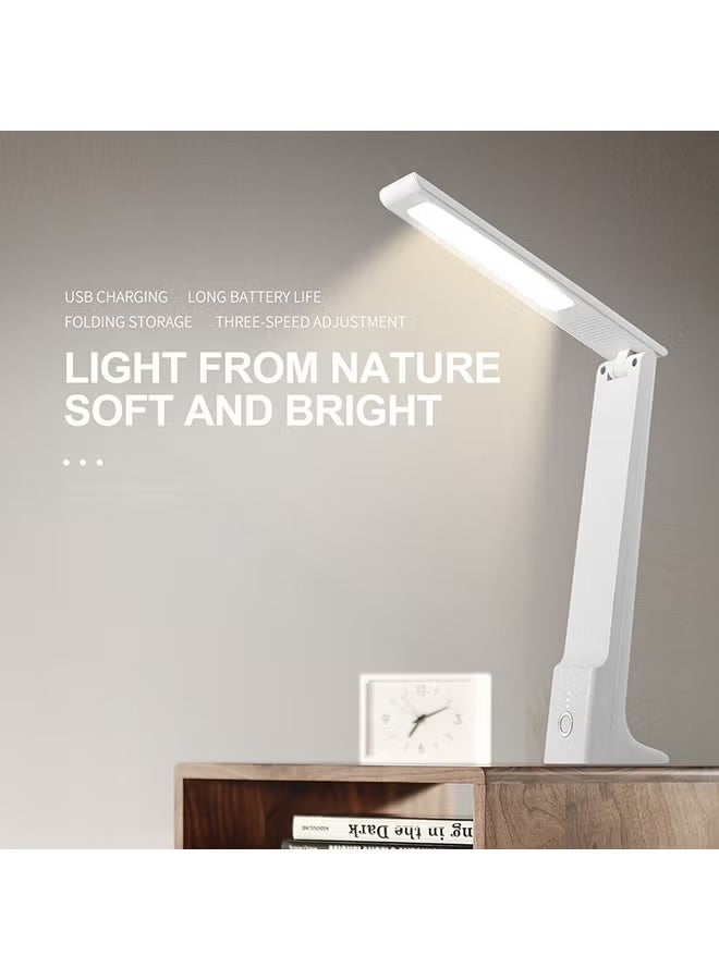 Rechargeable Desk Lamp White 27.5x8x5cm - Image 3