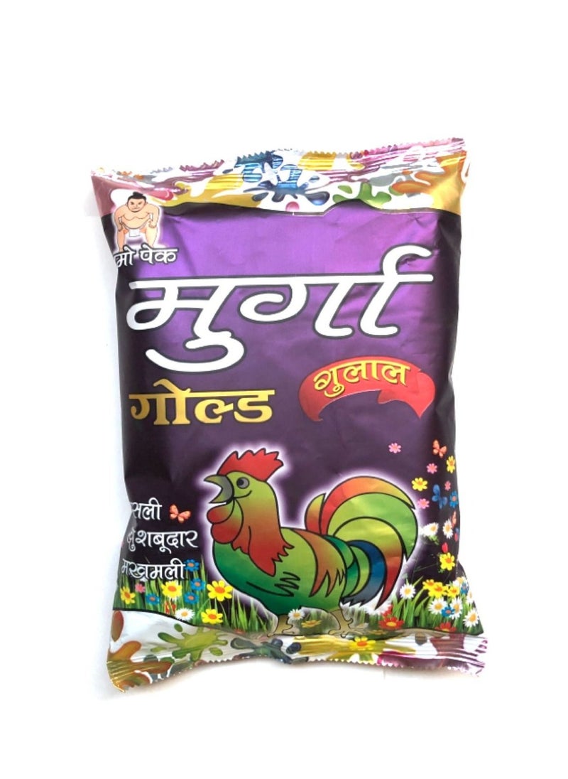 Cock Brand - Herbal Gulal Sumo Pack for holi Dark Purple - Image 1