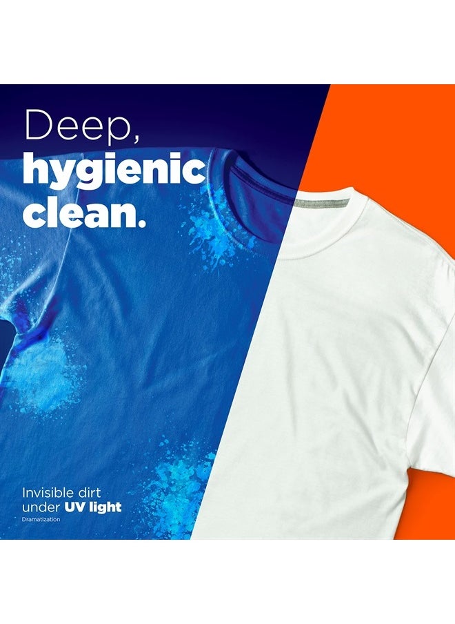 Tide Power PODs Hygienic Clean Heavy Duty Liquid Laundry Detergent Pacs HE Compatible 45 Count Hypoallergenic Free and Clear of Dyes and Perfumes For Visible and Invisible Dirt  - Image 2