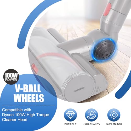 Kuflant Ball Wheel Parts Compatible with Dyson Vacuum Cleaner Wheels Compatible with Dyson V11 V15 SV14 SV15 SV16 SV29 Vacuum Cleaner Head Wheels Replacement parts, for V10 Old Motorhead Wheel Replacement - Image 3