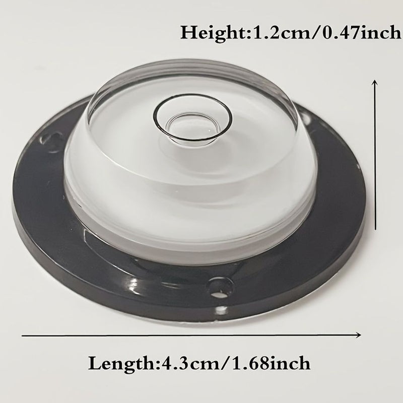 This Set Of 3 White Camera Tripod Stand Bases With Level Bubble For Home Security Cameras Furniture Wall Art Leveling And Measuring Tools - Image 2