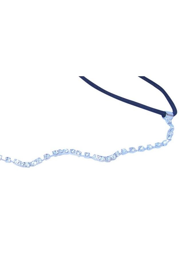 DesignedDazzle Rhinestone Sparkle Shiny Bling Elastic Stretch Hair Headband Women Teens Girls  - Image 4