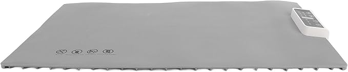 Food Silicone Electric Heater, Foldable with 5 Temperature Levels and Timer - Rapid Heating, Safe Design, Ideal for Parties and Everyday Use (Gray) Gray US Plug 110V - Image 3