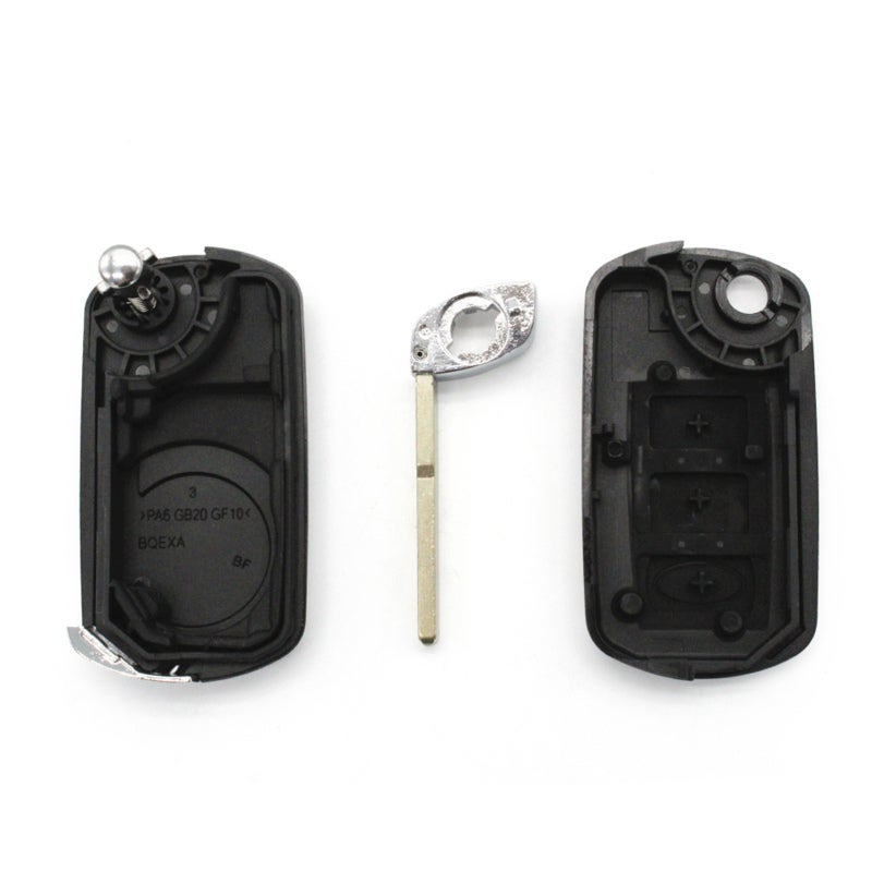 Remote Key Fob ABS Durable Case Replacement for Land Rover Range Rover Discovery LR3 2005-2009 - 3 Buttons BTN Uncut High Quality Car Accessories - Image 2