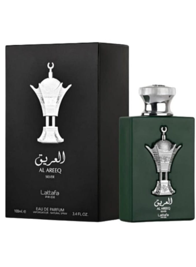 Lattafa PRIDE Al Areeq Silver Perfume - Eau de Parfum 100ml for Men | Luxury with an Arabic Heritage - Image 1