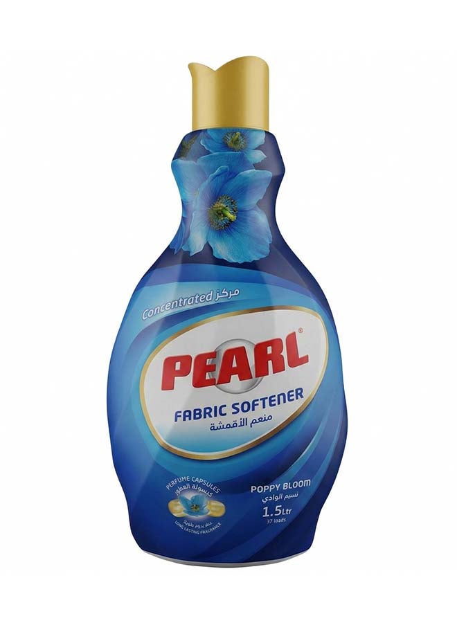 Pearl Fabric Softener Concentrate 1.5L Poppy Bloom Perfume Capsules Long Lasting Fragrance Laundry Conditioner 1.5 L - Image 1