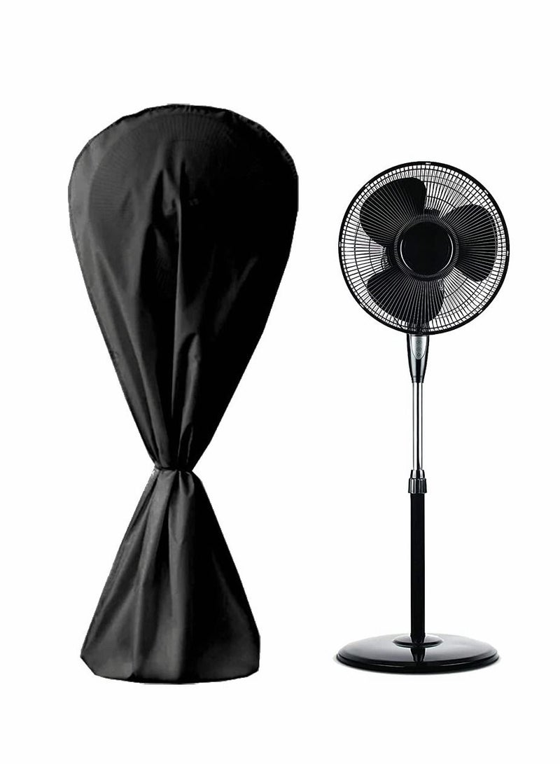 SYOSI Fan Dust Cover, Heavy Duty Oxford Cloth Waterproof, Dustproof, Moisture-Proof Cover for Outdoor Pedestal Fan, Washable Fan Protective Cover for Standing Round Fans  - Image 1
