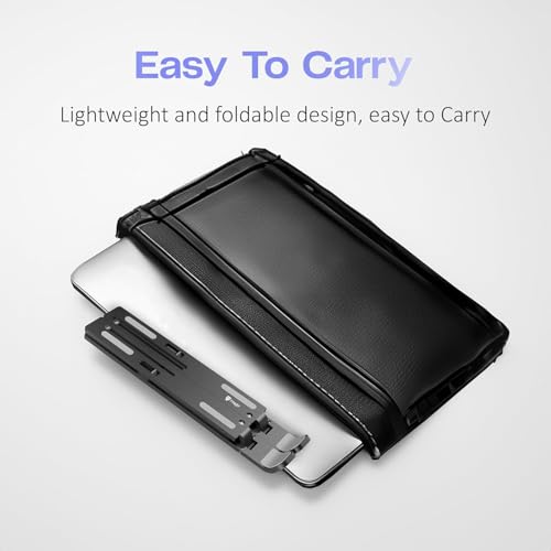 ls lapster Lapster Ergonomic Portable Aluminium Laptop Stand-Black - Image 3