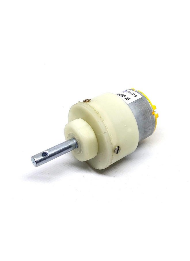 Invento - INVENTO 1pcs 6V - 12V 5 Kg-cm 10 rpm DC Motor Metal Geared Motor for Robot Car - Image 1