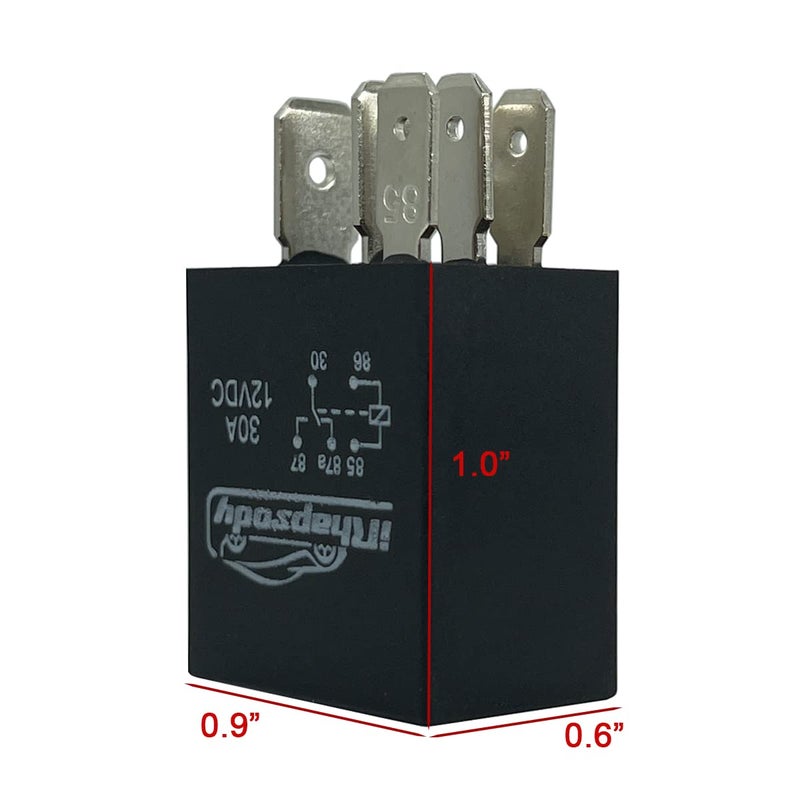 irhapsody 12v 30A 5-pin Spdt Multi-Purpose Starter Relay - Image 2