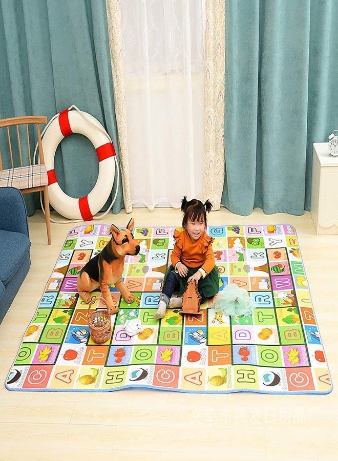 Dhruheer Water Proof and Reusable Activity Play Center || Play Baby Double Side Soft Kids Babies Infants Crawl Floor Play Mat (Large Size,6 X 5 ft (120 X 180 Cms)) with Zip Bag to Carry - Assorted - Image 3