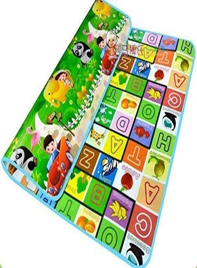 Dhruheer Water Proof and Reusable Activity Play Center || Play Baby Double Side Soft Kids Babies Infants Crawl Floor Play Mat (Large Size,6 X 5 ft (120 X 180 Cms)) with Zip Bag to Carry - Assorted - Image 1