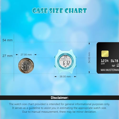 V2A Resin Unisex Child Watch Gifts Age 4-13 For Multi-Functional 30 M Waterproof Digital Sports Watches For 4 5 6 7 8 Year Old Boy And Girls|Birthday Gift For Kids(Green),Dial_White,Band_Silver - Image 5