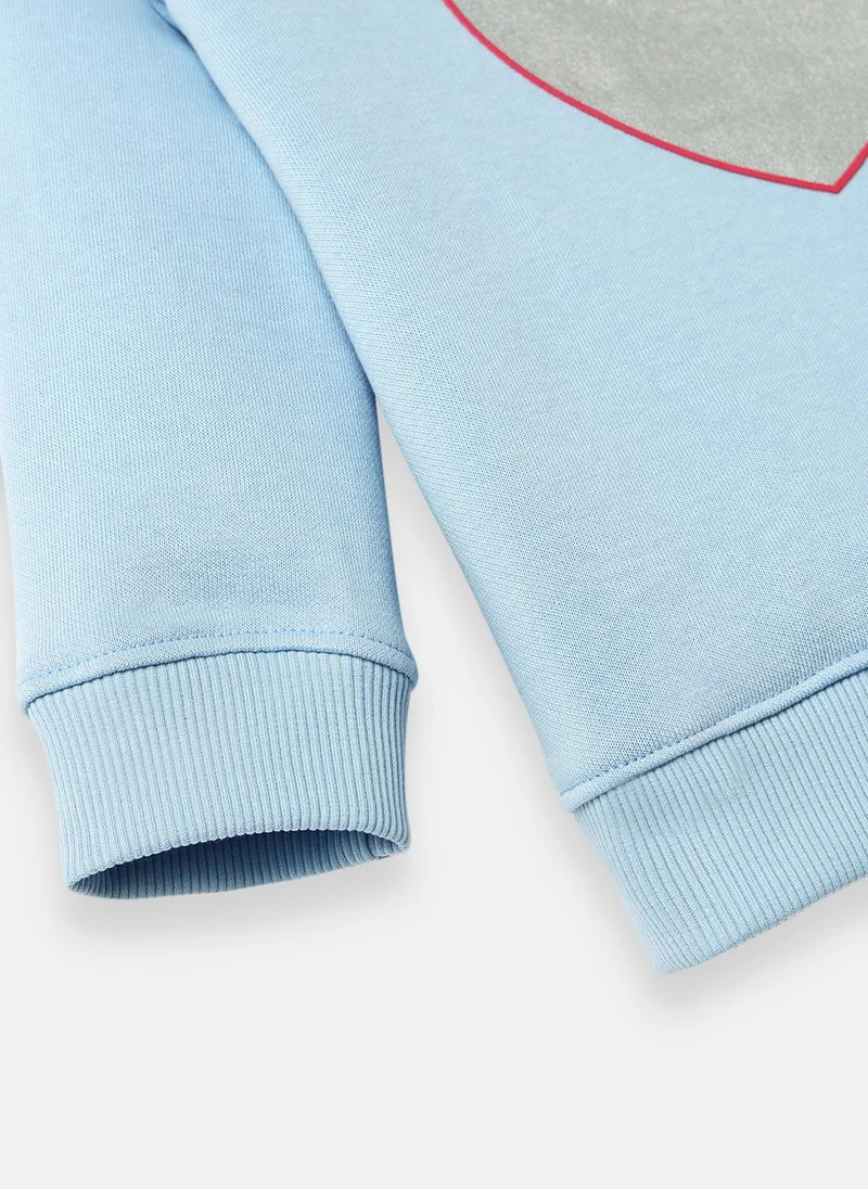 Nautinati Nautinati Girls Heart Print Sweatshirt