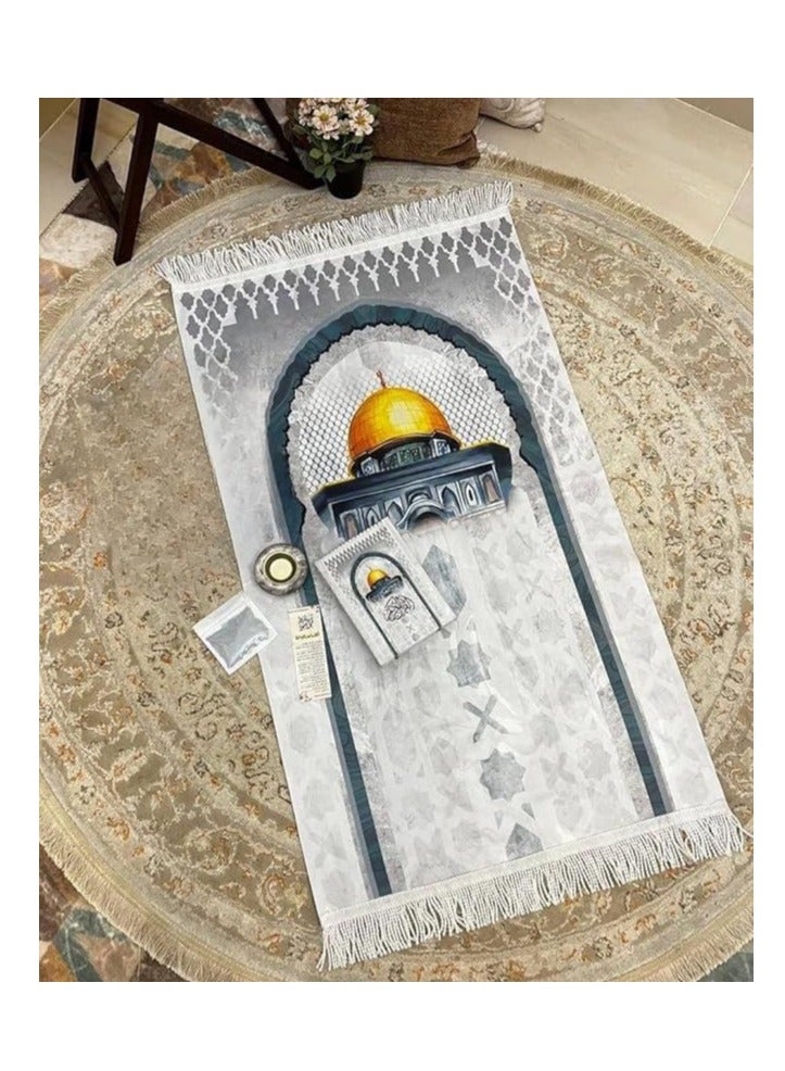 بوكس رمضان ( مصلية + مصحف + مبخرة + اذكار+ بخور  ) تهادوا تحابوا خامه عاليه الجوده - Image 1