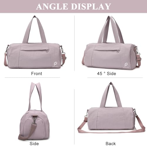 PALAY® Gym Bag for Women Travel Duffle Bag Dry Wet Separation with Independent Shoe Bags Nylon Waterproof and Scratch Resistant Traveling and Exercising Fitness - Image 5