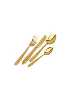 Berger 24 Piece Silverware Flatware Cutlery Set with Round Stand, Stainless Steel Includes 6 Knife, 6 Fork, 6 Tea Spoon, 6 Dinner Spoon, Mirror Polished, Dishwasher Safe  - Image 2
