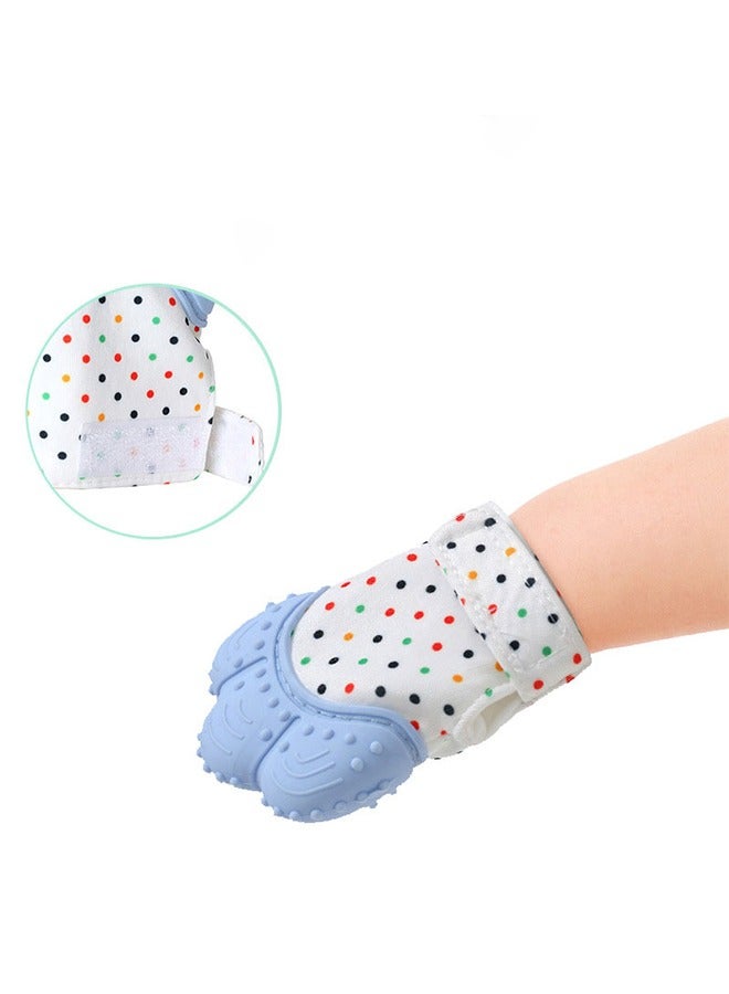 4Pack Silicone Teething Mitt, Soothing Infant Teething Mitten Pain Relief, Prevent Scratches Glove, Safe Silicone Teething Toys for 0-12 Months - Image 2