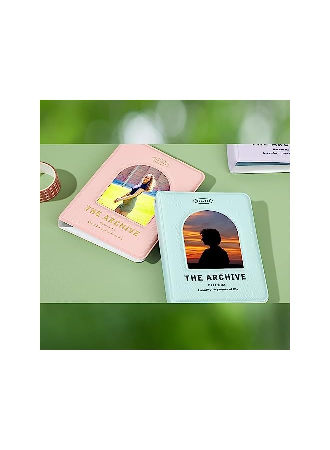 The Bros Photo Album 3Inch Mini Polaroid Photos Card Holder Holds Mini Albums Hollow Door Binder Kpop Photo Clip For Collecting Picture Name ID Business Cards Camera Cards 40 Pockets  - Image 4