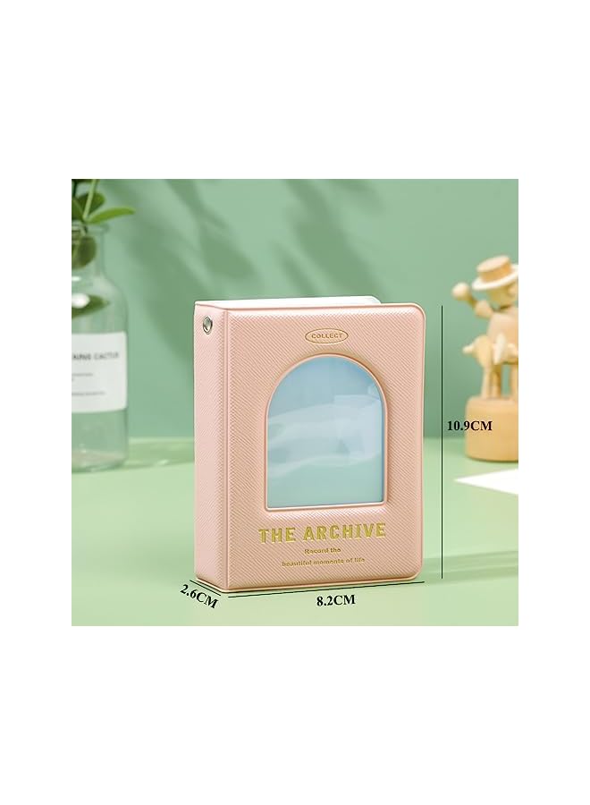 The Bros Photo Album 3Inch Mini Polaroid Photos Card Holder Holds Mini Albums Hollow Door Binder Kpop Photo Clip For Collecting Picture Name ID Business Cards Camera Cards 40 Pockets  - Image 2