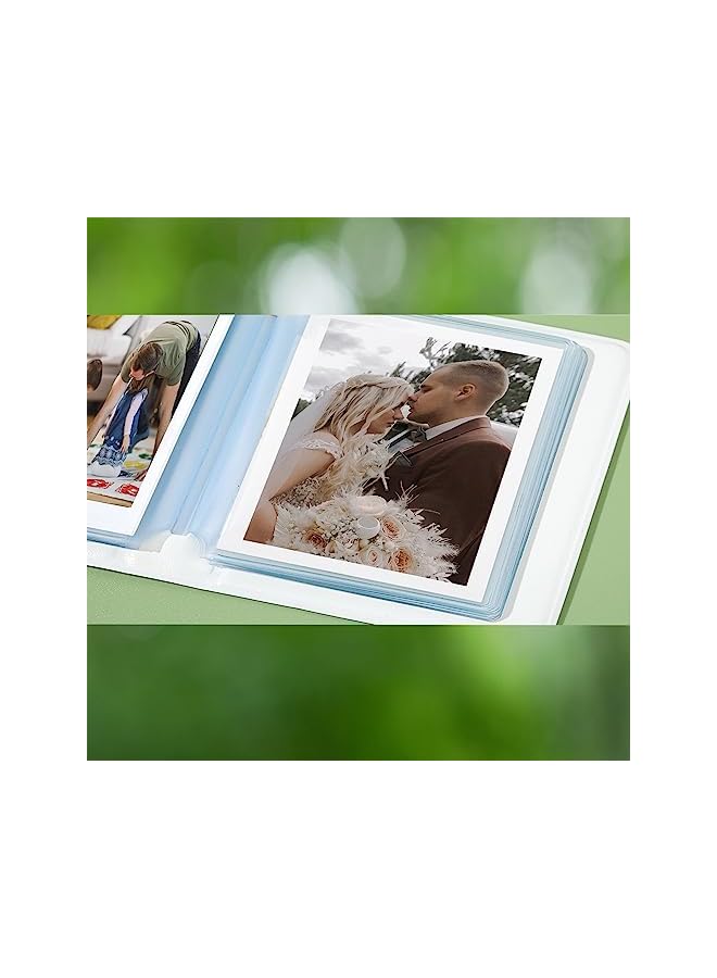 The Bros Photo Album 3Inch Mini Polaroid Photos Card Holder Holds Mini Albums Hollow Door Binder Kpop Photo Clip For Collecting Picture Name ID Business Cards Camera Cards 40 Pockets  - Image 5