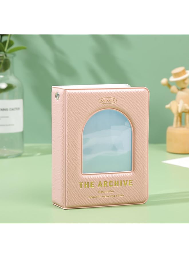 The Bros Photo Album 3Inch Mini Polaroid Photos Card Holder Holds Mini Albums Hollow Door Binder Kpop Photo Clip For Collecting Picture Name ID Business Cards Camera Cards 40 Pockets  - Image 1